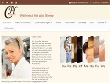 Tablet Screenshot of ch-cosmetics.com